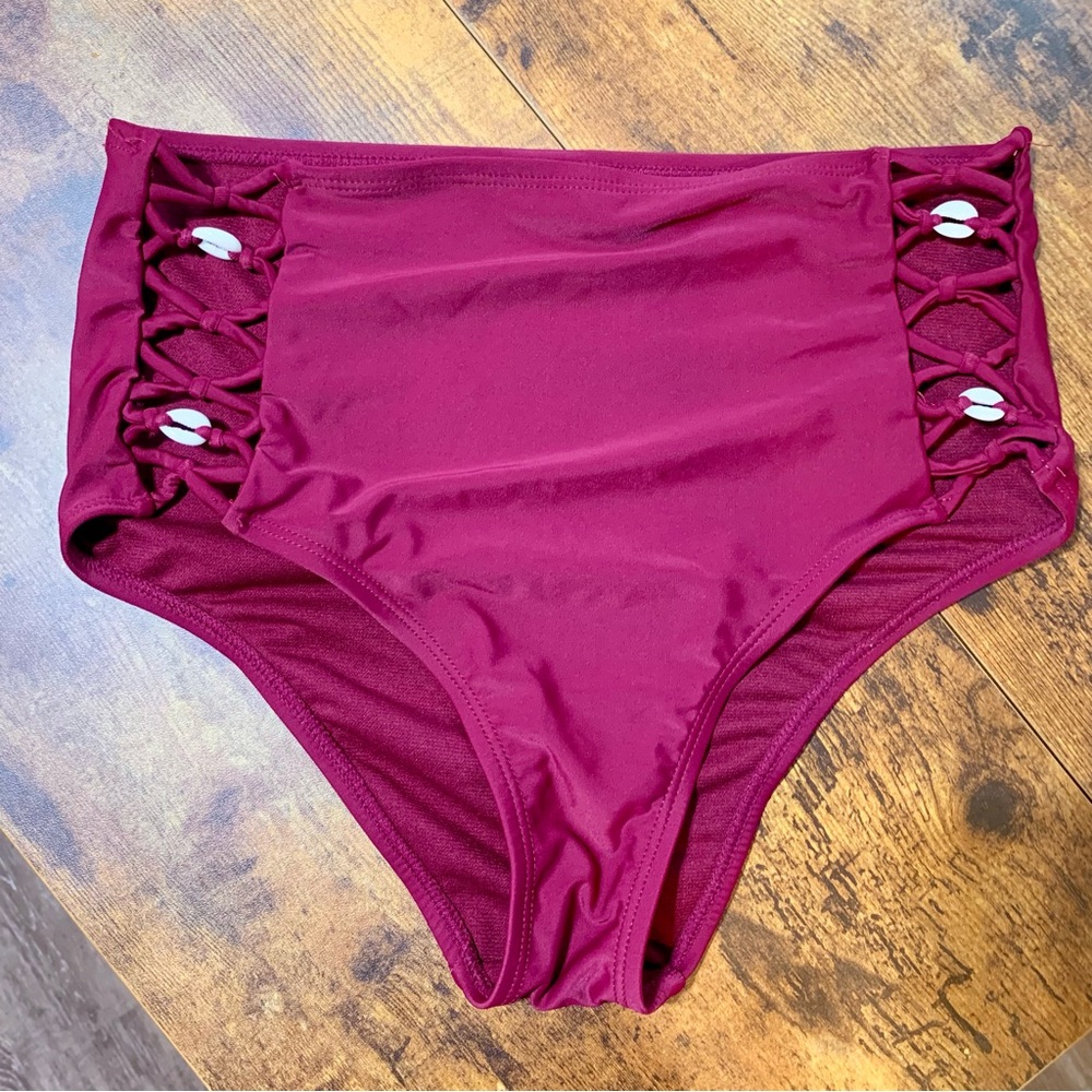 🌈6/$10 High Waisted Bikini Bottom